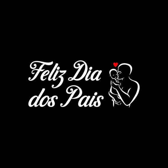 Imagem de Adesivo Dia Dos Pais Para Vitrine Papai Bebê