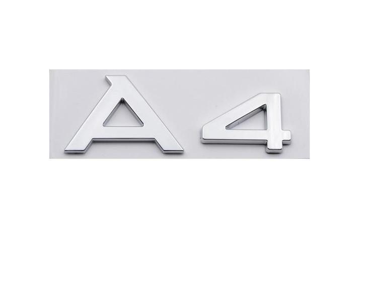 Imagem de Adesivo Emblema Traseiro Audi A4 Cromado