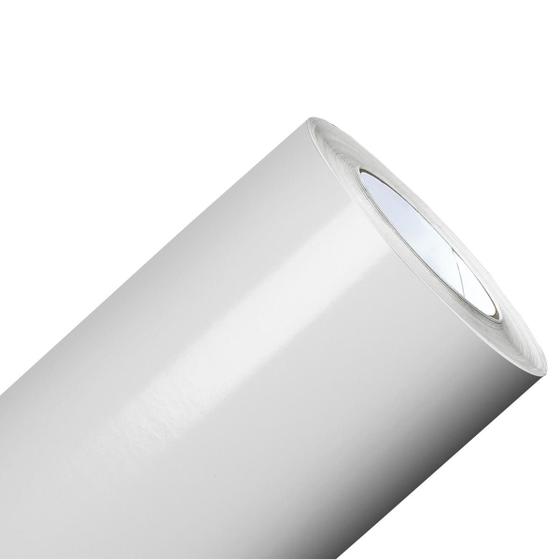 Imagem de Adesivo Envelopamento Branco Brilho Geladeira Móveis 2m x 70cm