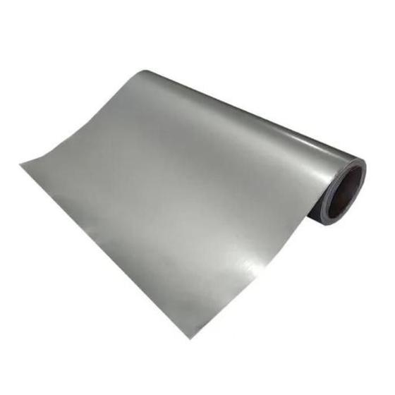 Imagem de Adesivo Envelopamento Prata Inox Geladeira Fogão 5m x 50cm