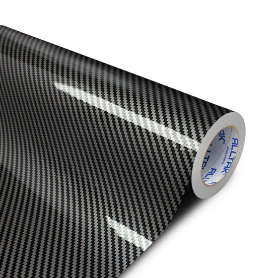 Imagem de Adesivo fibra de carbono grafite metalic 5d - 2mx1,38