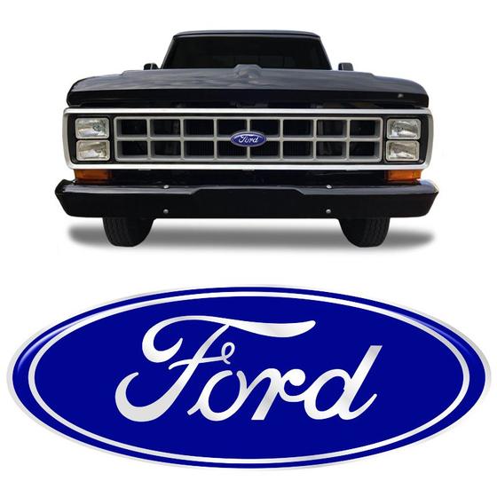 Imagem de Adesivo Ford F-1000 75/92 Emblema Grade Azul Modelo Original