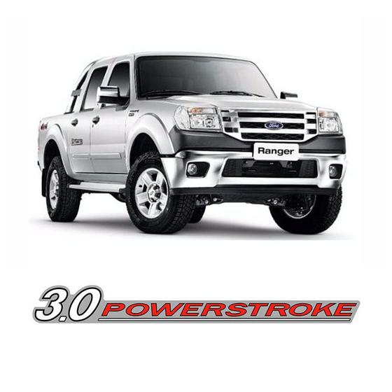 Imagem de Adesivo Ford Ranger 2010/2012 Emblema 3.0 Powerstroke Prata