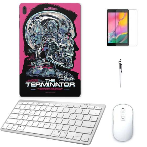 Imagem de Adesivo Galaxy Tab S7 Plus T970/t975 Exterminador /Tecl/Mou/Can/Pel Branco