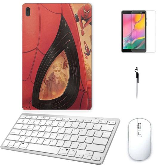 Imagem de Adesivo Galaxy Tab S7 Plus T970/t975 Homem Aranha 2 /Tecl/Mou/Can/Pel Branco