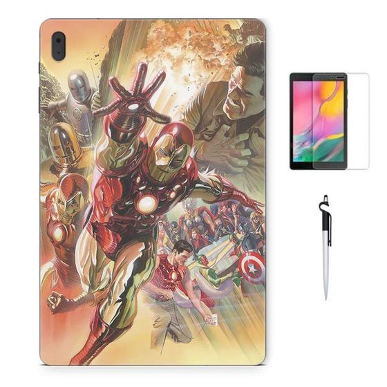 Imagem de Adesivo Galaxy Tab S7 Plus T970/t975 Homem de Ferro 2 Com Película e Caneta