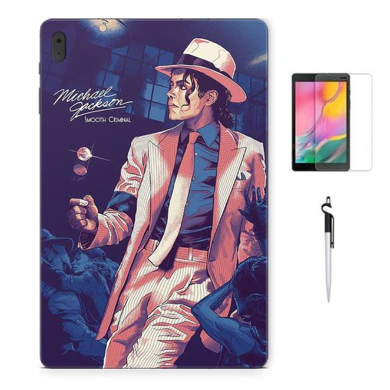 Imagem de Adesivo Galaxy Tab S8 Plus SM-X806 Michael Jackson Com Película e Caneta