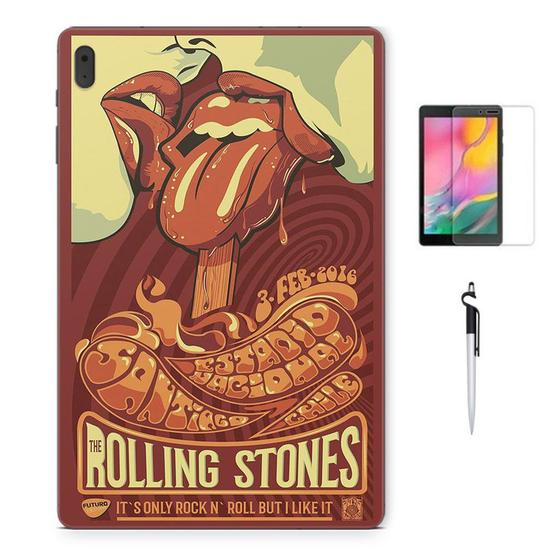 Imagem de Adesivo Galaxy Tab S8 Plus SM-X806 Rolling Stones Com Película e Caneta