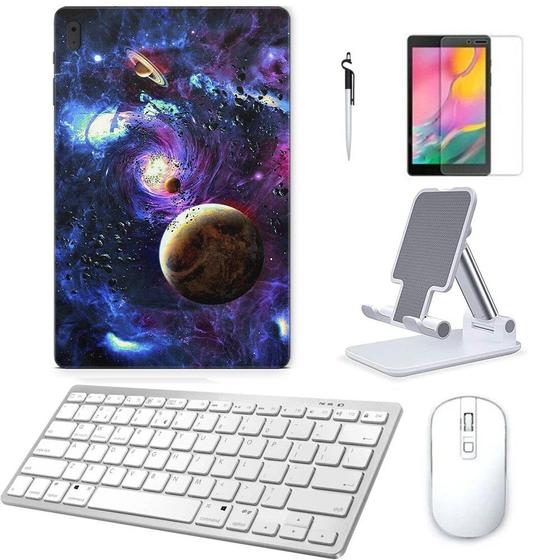 Imagem de Adesivo Galaxy Tab S8 SM-X7068 Cosmos 2 /Sup/Tecl/Mou/Can/Pel Branco