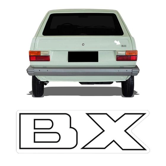 Imagem de Adesivo Gol Quadrado Bx 1980/1986 Emblema Preto Volkswagen