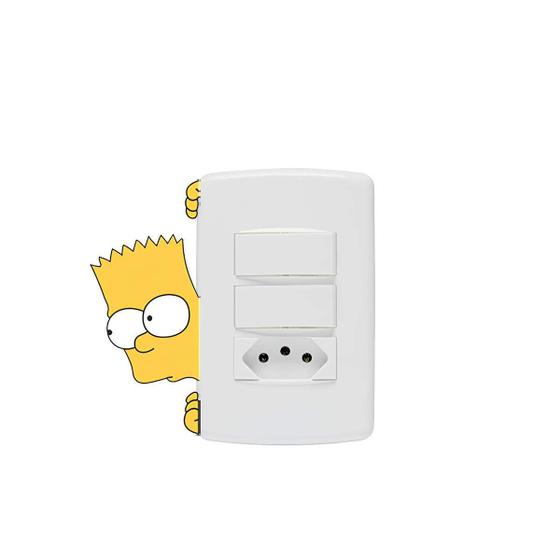 Imagem de Adesivo Interruptor Bart Simpson