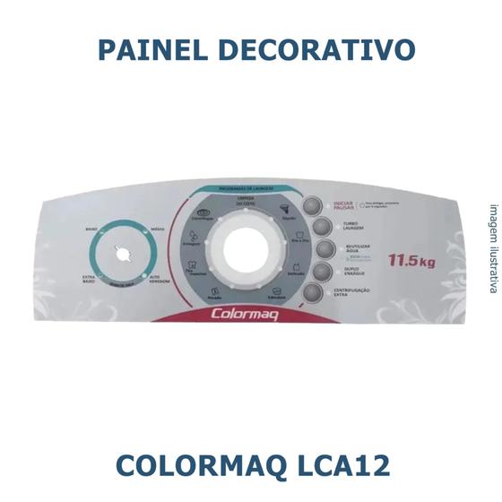 Imagem de Adesivo Membrana Painel Decorativo lavadora LCA12 11,5kg