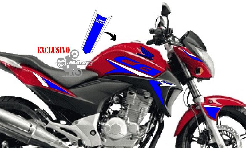 Adesivo Moto CB 300 Kit Completo - Adesivos Matrix - Carenagem de Moto ...