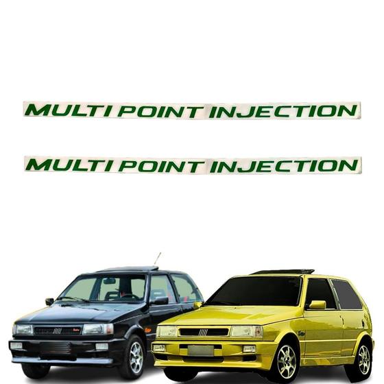 Imagem de Adesivo Mpi Multi Point Injection Uno Turbo - Verde Escuro