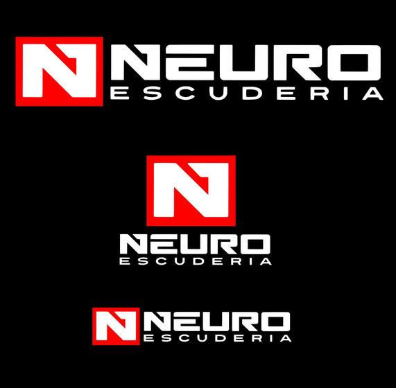 Imagem de Adesivo neuro escuderia - kit com 03 adesivos - grande para-brisa médio peq automotivo rebaixados