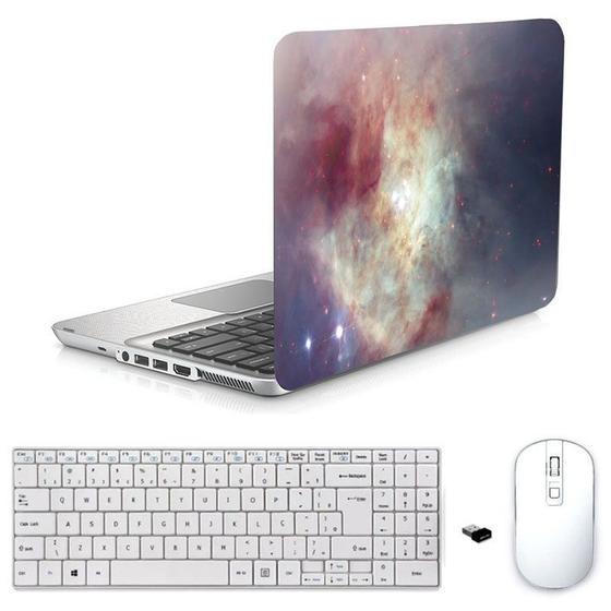 Imagem de Adesivo Notebook 13,3" Cosmos B3 Teclado Mouse Branco