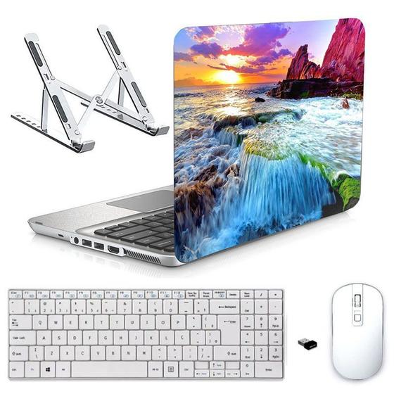 Imagem de Adesivo Notebook 13,3" Oceano/Sup/Tecl/Mouse Branco