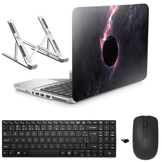 Imagem de Adesivo Notebook 15" Buraco/Sup/Tecl/Mouse Preto