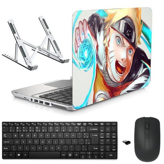 Imagem de Adesivo Notebook 15" Naruto/Sup/Tecl/Mouse Preto