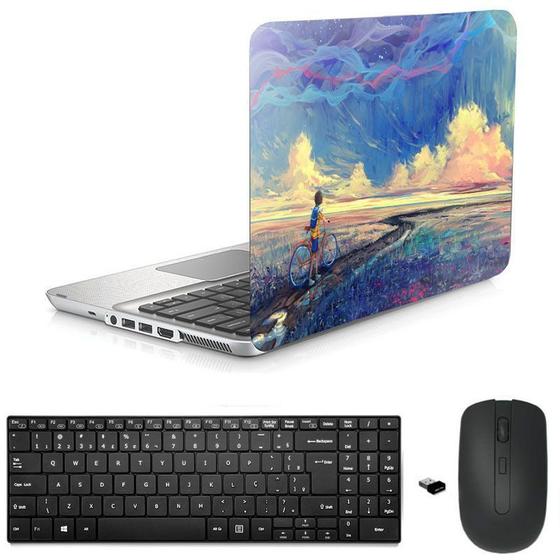 Imagem de Adesivo Notebook 15" Wide Impressionismo/Tecl/Mou Preto