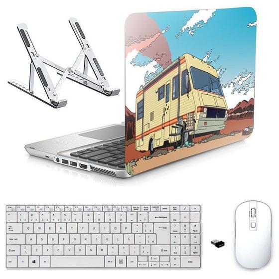 Imagem de Adesivo Notebook 15,6" Breaking Bad/Sup/Tecl/Mouse Branco