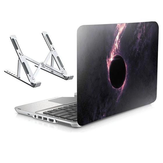 Imagem de Adesivo Notebook 17" Buraco Negro e Suporte