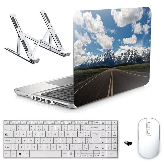 Imagem de Adesivo Notebook 17" Estrada/Sup/Tecl/Mouse Branco