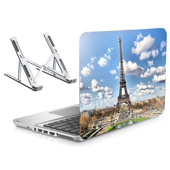 Imagem de Adesivo Notebook 17" Paris e Suporte