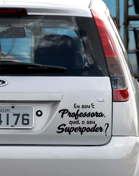 Imagem de Adesivo Para Carro Profissão - Professora