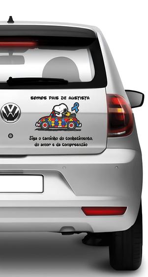 Imagem de Adesivo para Carro Somos Pais de Autista