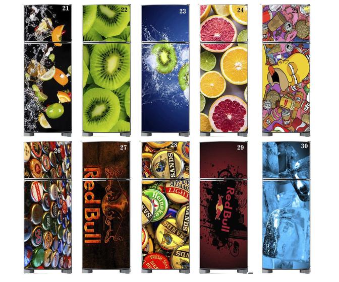 Adesivo para Geladeira Freezer Envelopamento Diversos - Aquarela decor ...