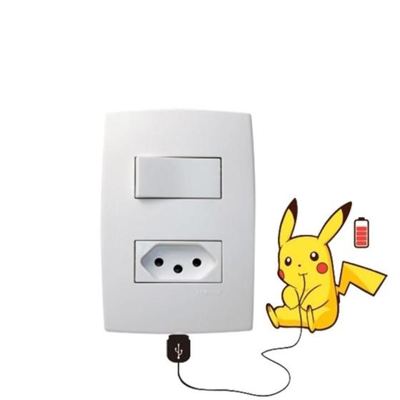 Imagem de Adesivo Para Interruptor Pikachu