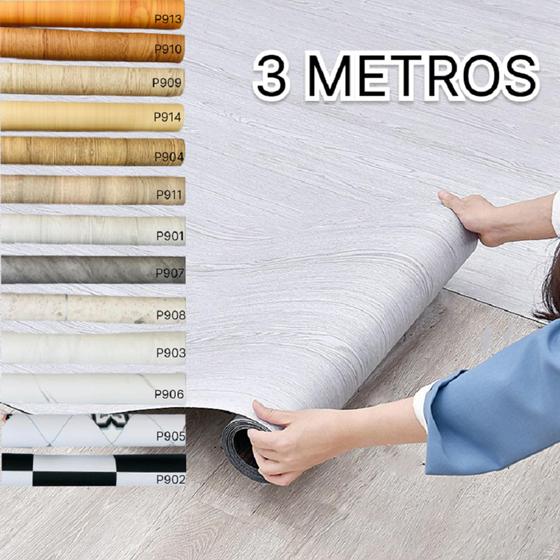 Imagem de Adesivo Para Piso Vinilico Autocolante 3mx61cm Varios Modelos Lindos, Proprio Para Chão