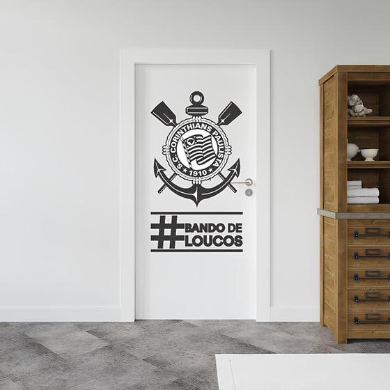 Imagem de Adesivo Para Porta Bando De Loucos Mod01