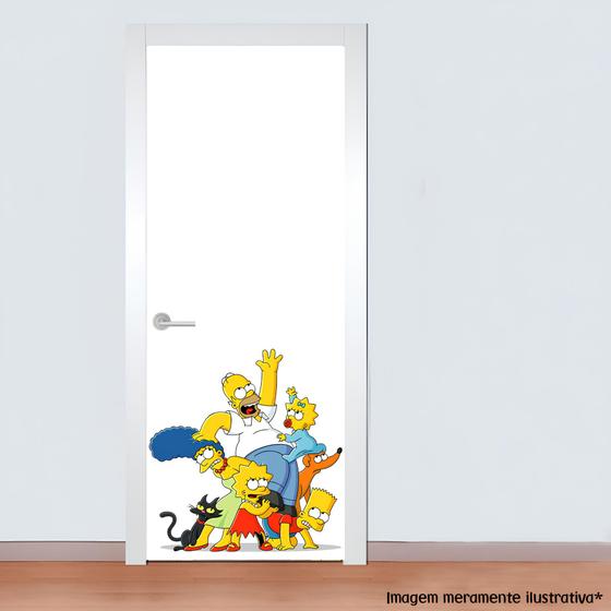 Imagem de Adesivo para Porta Família Simpsons