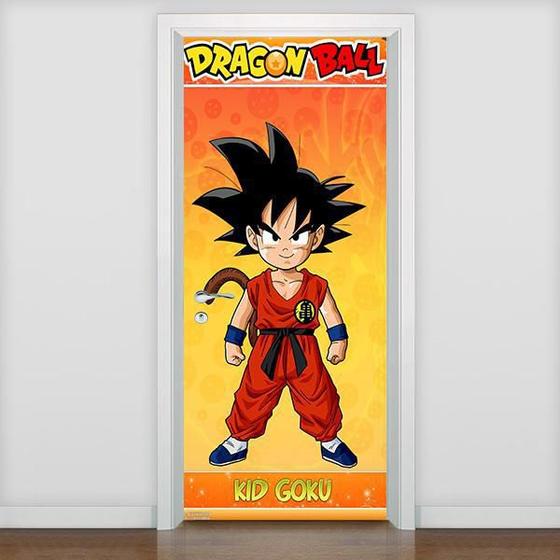 Adesivo Para Porta Infantis Dragon Ball Goku Kid - 215x80cm - Mix Adesivos  - Adesivo para Porta - Magazine Luiza