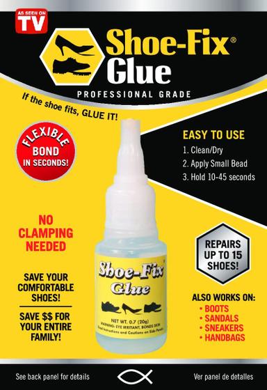 Imagem de Adesivo para reparo de calçados Shoe-Fix Glue Professional Grade 20 ml