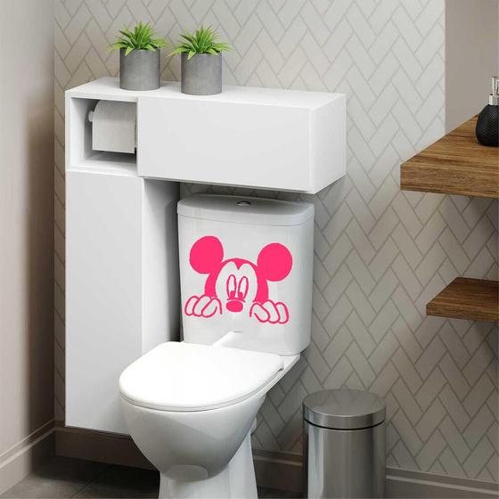 Imagem de Adesivo para Vaso Sanitário Mickey Decoração Casa Adesivo de Parede Adesivo de Porta 