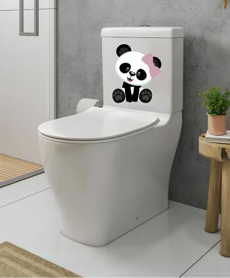 Imagem de Adesivo Para Vaso Sanitário Panda