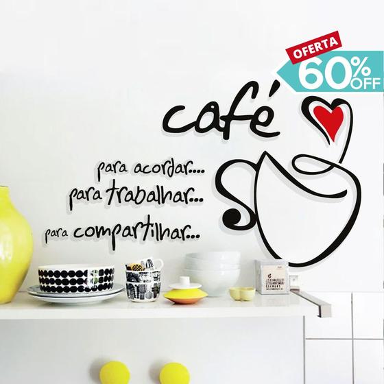 Imagem de Adesivo Parede Cozinha Dolce Café