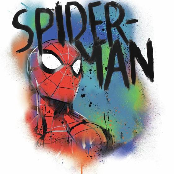 Imagem de Adesivo parede disney marvel homem aranha roommates grafite