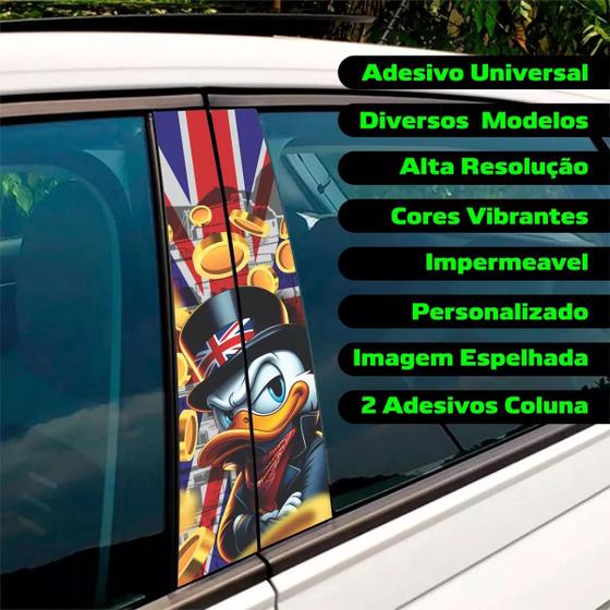 Imagem de Adesivo Personalizado Para Coluna Porta Carro Decorativo 41