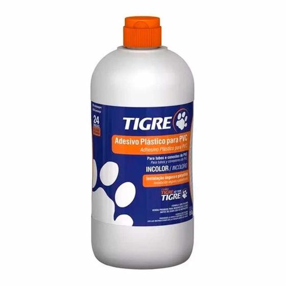 Imagem de Adesivo Plástico P/ Pvc Incolor Frasco 850g Tigre