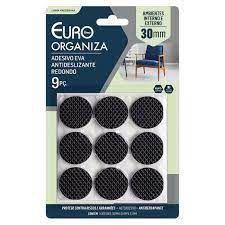 Imagem de Adesivo Protetor Anti Impacto Bater Porta Paredes Maçanetas Gavetas Mesa Cadeira C/9 ENC0846 Euro Home