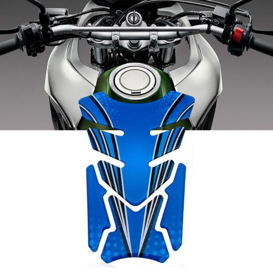 Imagem de Adesivo Protetor De Tanque Tank Pad para Moto Universal Azul Ducati