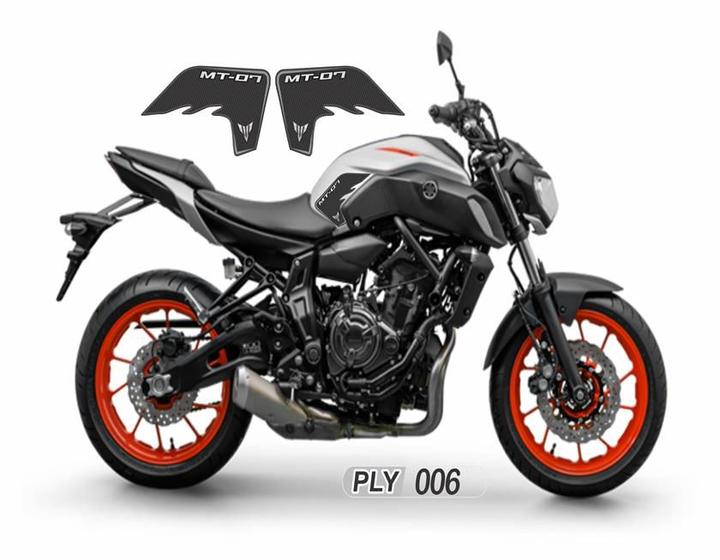 Imagem de Adesivo Protetor Lateral Tanque Yamaha MT 07 Kit 06