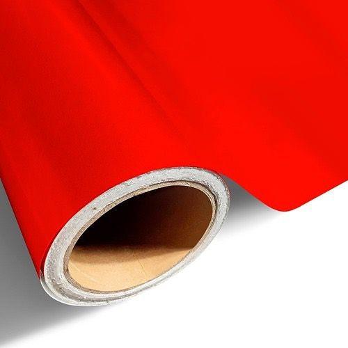 Imagem de Adesivo Refletivo Vermelho Sinalização Placas Rolo 6m x 62cm