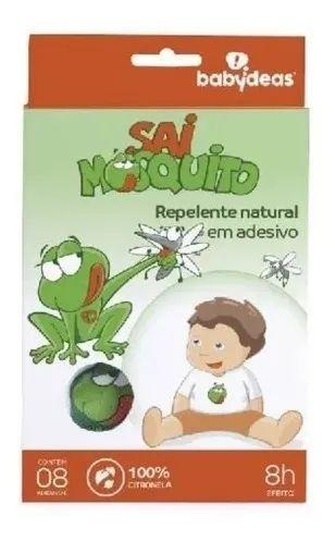 Adesivo Repelente Natural Para Bebe Citronela Natural - Sai mosquito ...