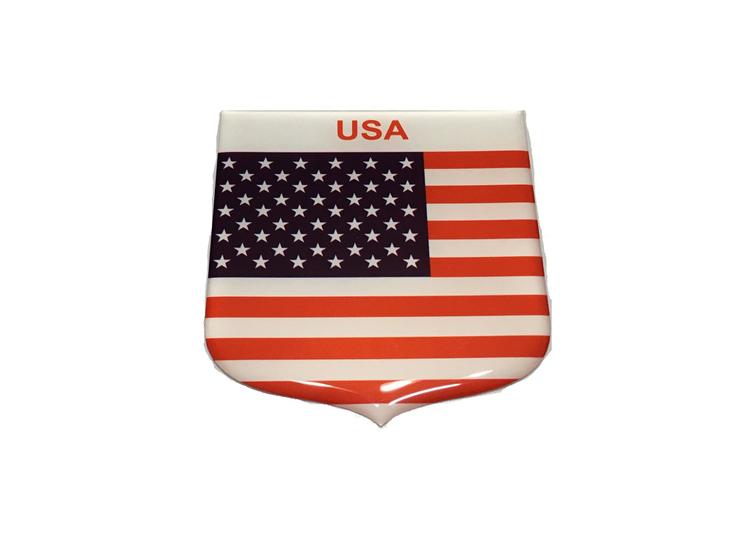 Imagem de Adesivo resinado em Escudo bandeira dos Estados Unidos (EUA)