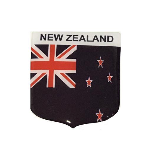 Imagem de Adesivo Resinado Em Escudo Da Bandeira Da Nova Zelândia